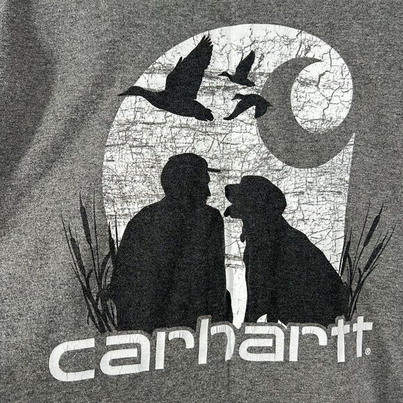 🔥🐕 CARHARTT Hunting Dog Graphic Pocket Tee Men Size XL - EXCELLENT CONDITION - Picture 3 of 8